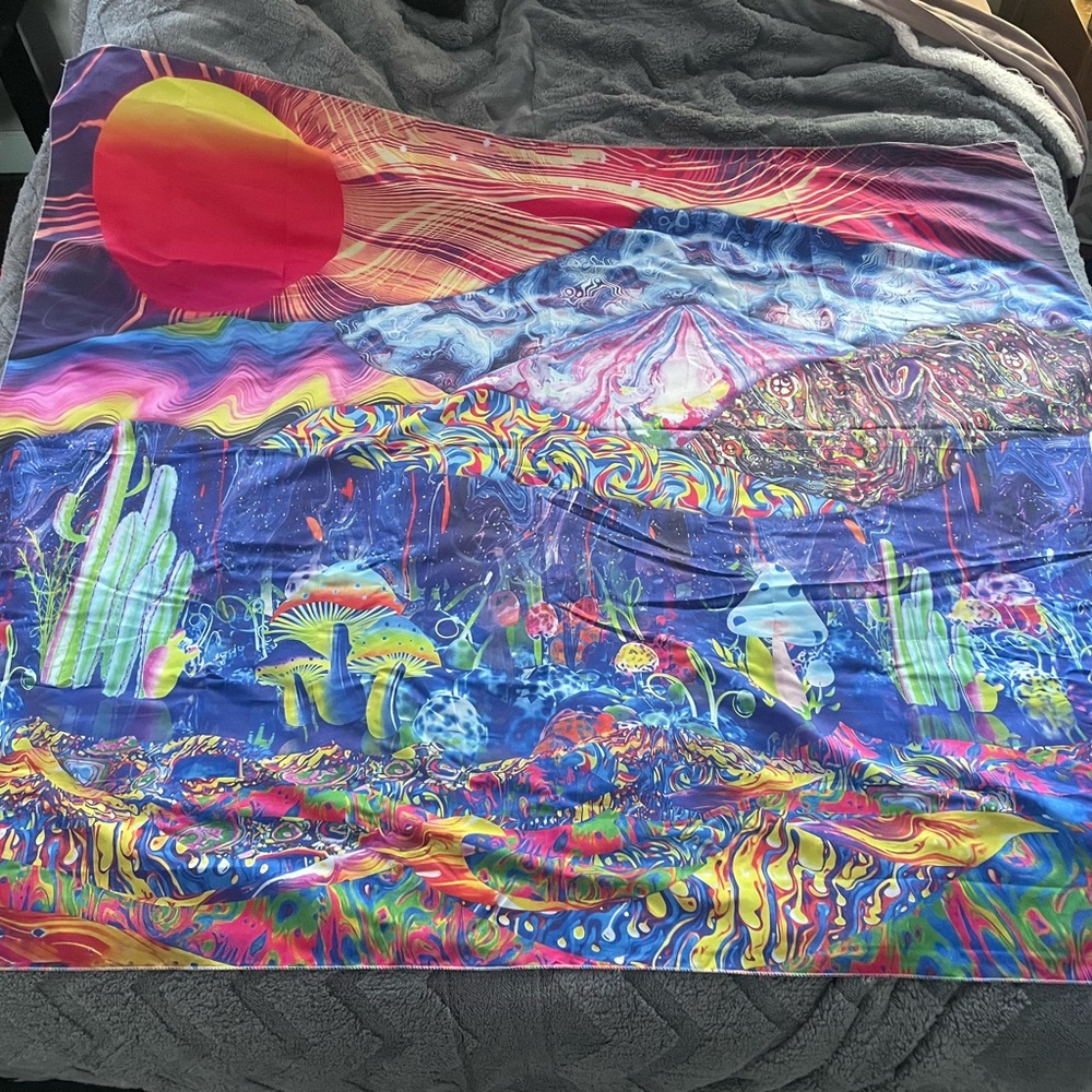 Trippy Sunset Tapestry